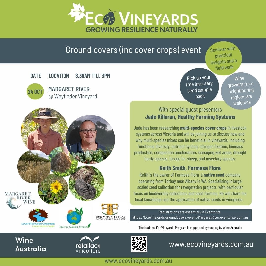 Margaret River EcoVineyards events flier